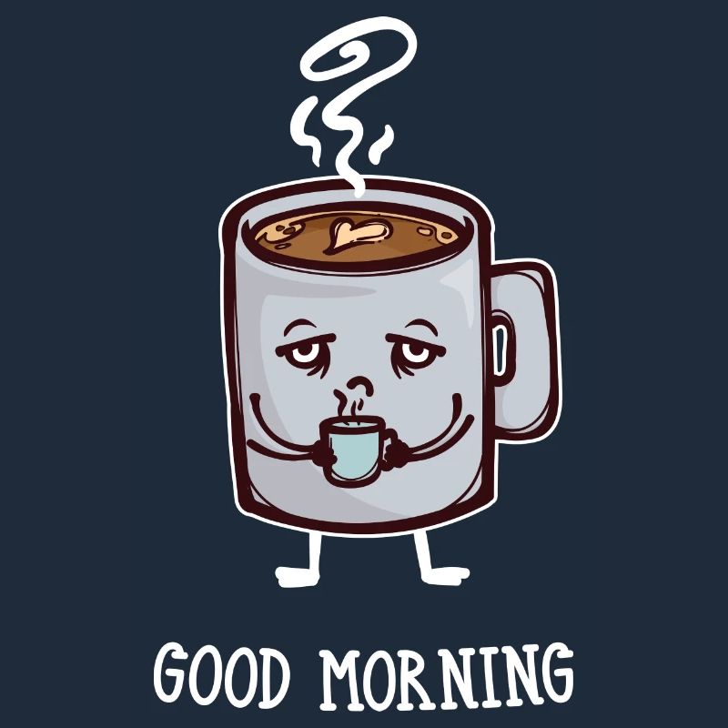 Coffee lovers Breakfast Coffee Drink saying