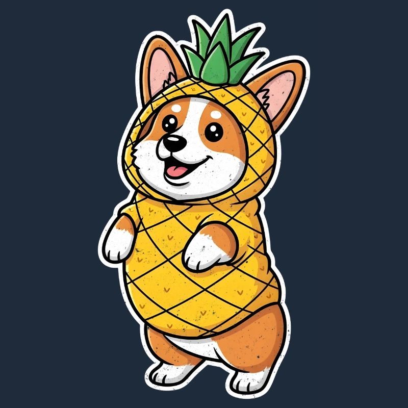 Corgi Pineapple Costume