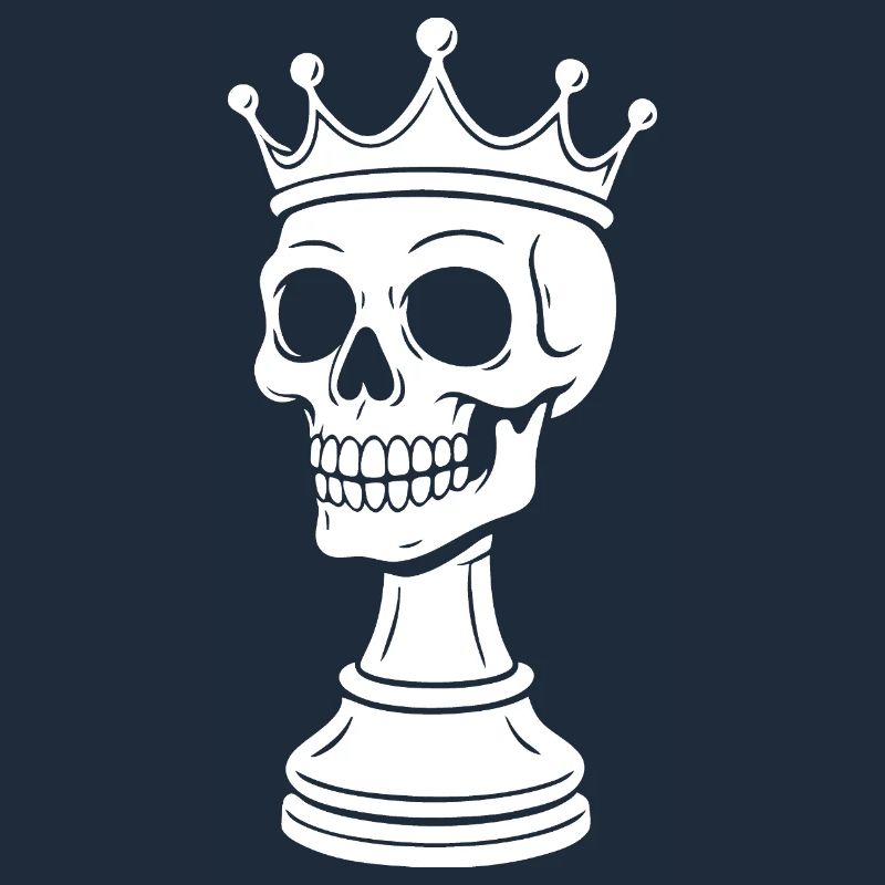 Conception du squelette du roi des échecs