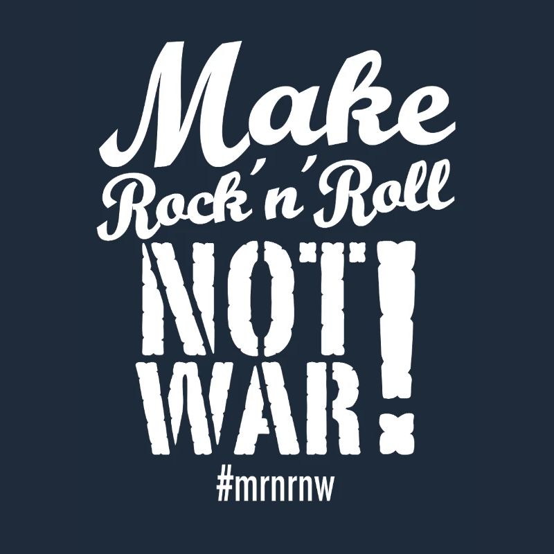Faites Rock 'n ́Roll Not War Version 2025