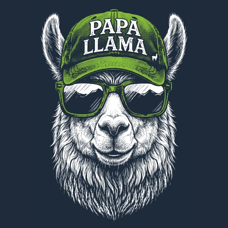 Papa Llama Cap Design