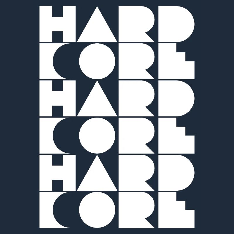 Hardcore-Rastertypografie