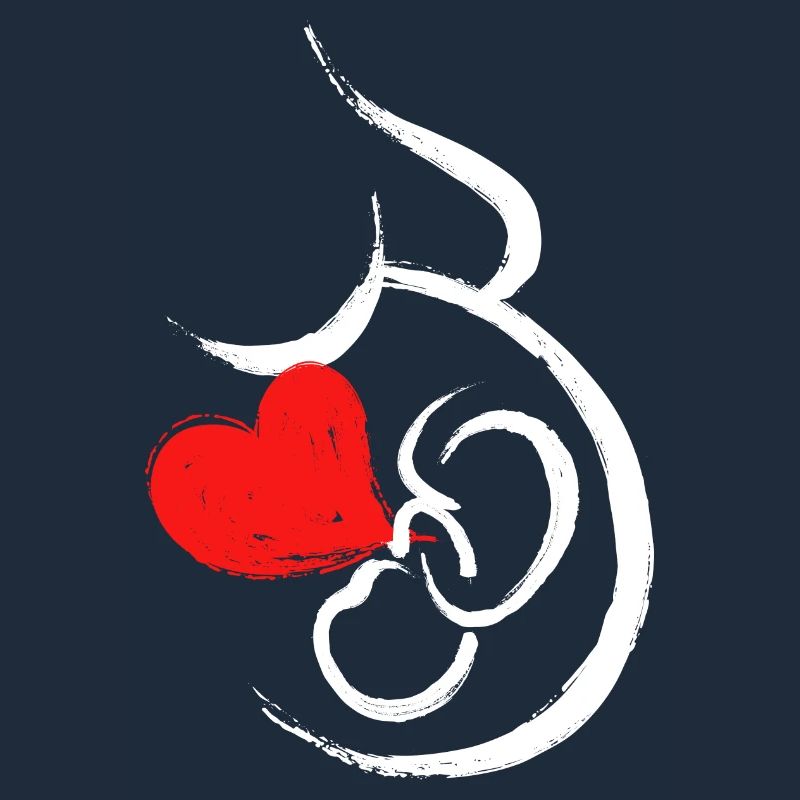 Gravid Baby Hjerte Baby Mave Graviditet