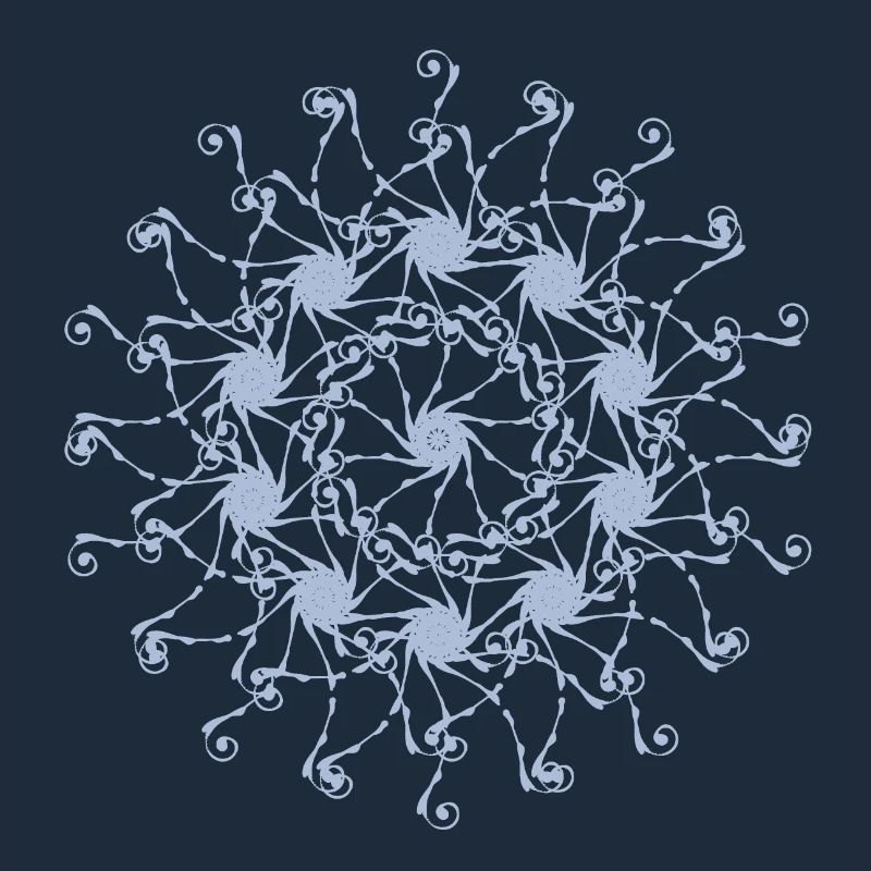 Mandala | Random patterns rotated