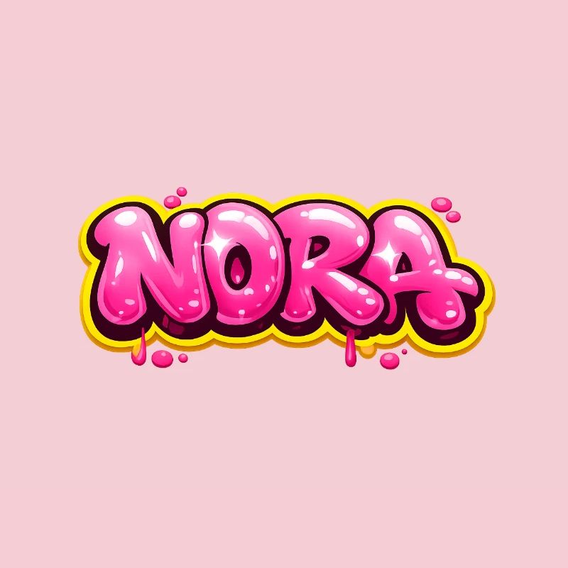 NORA GRAFFITI NAME FOR PERFECT GIFT PRINTABLE 