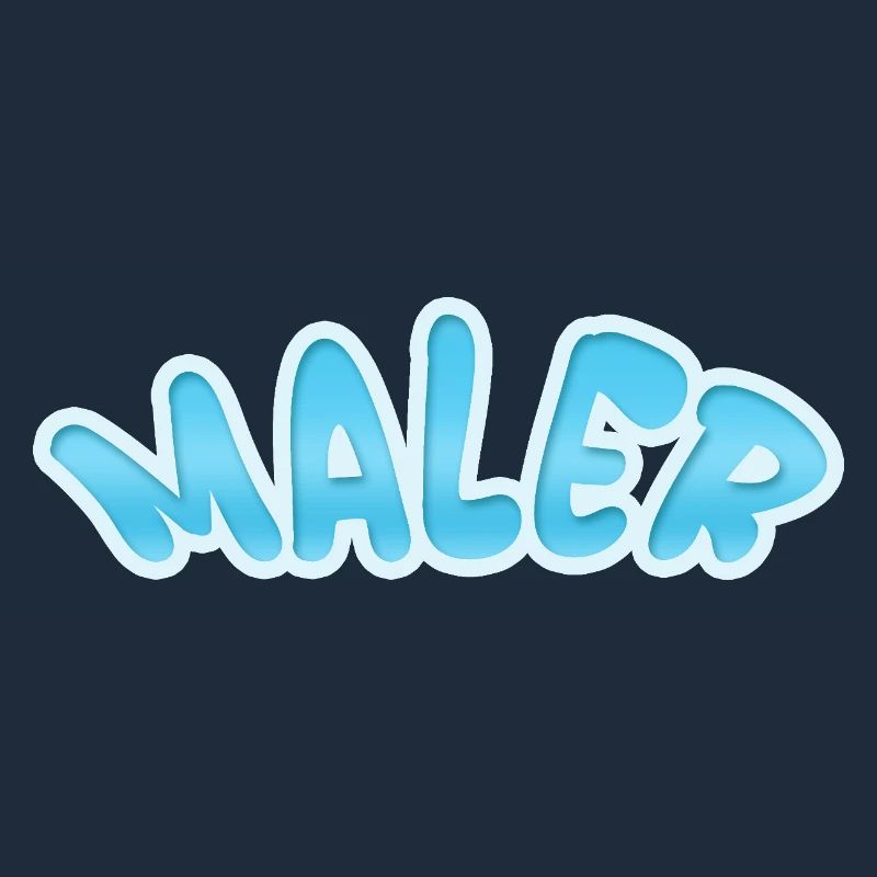 WALER Bubble-Style Blue Design
