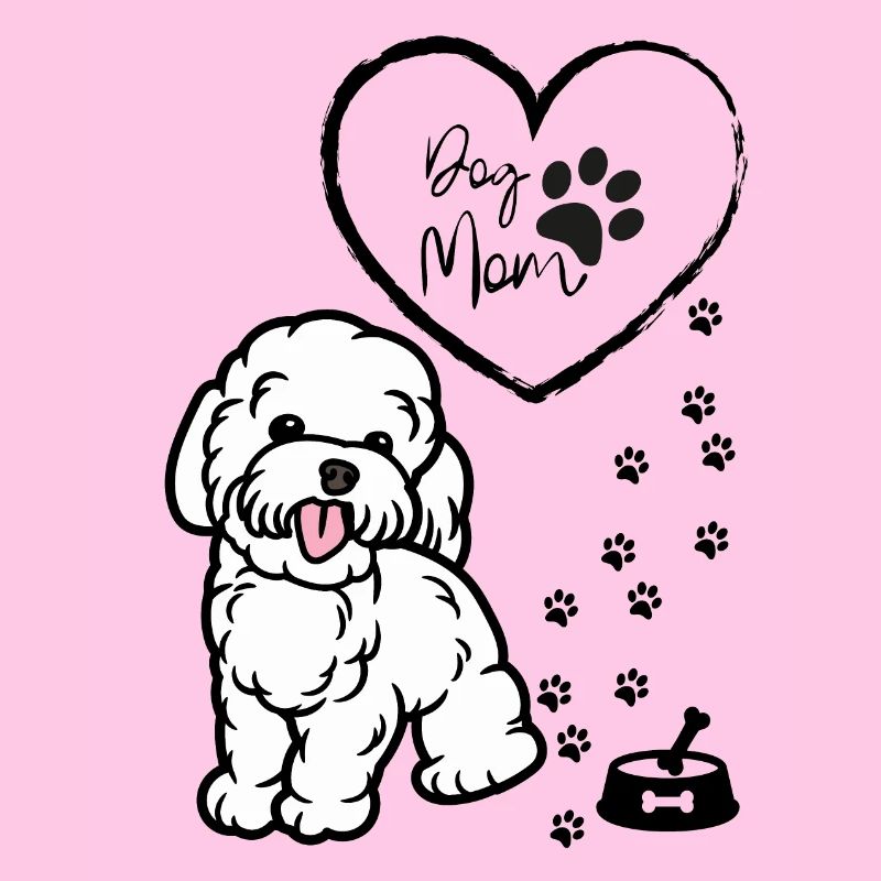 Pull mignon pour maman chien, pull chiot pour femme