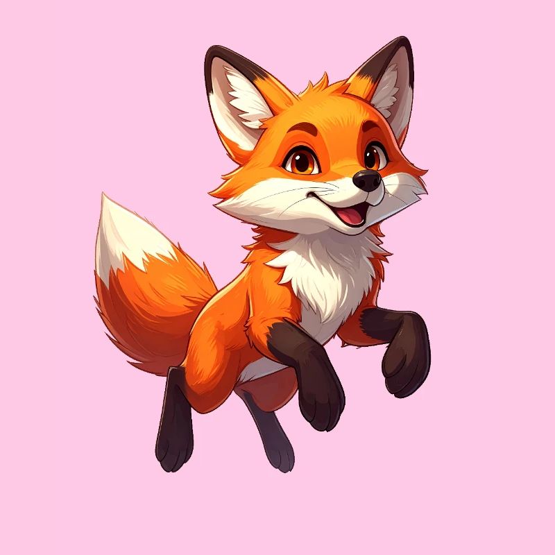 Springender Fuchs