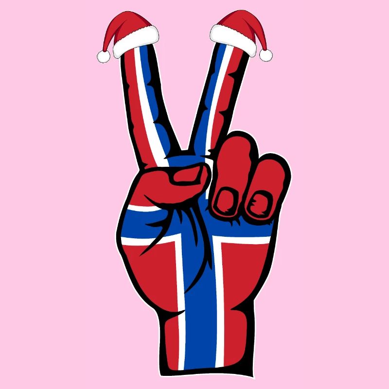 Drapeau de la Norvège Symbole de la paix de Noël