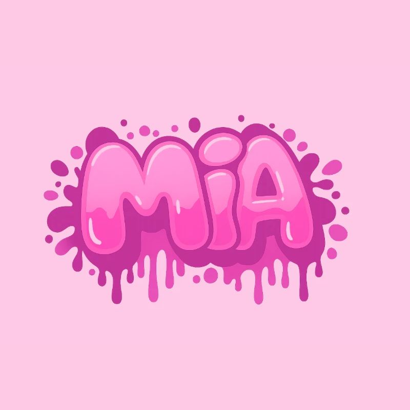 Graffiti MIA Name Gift Ideal Printable