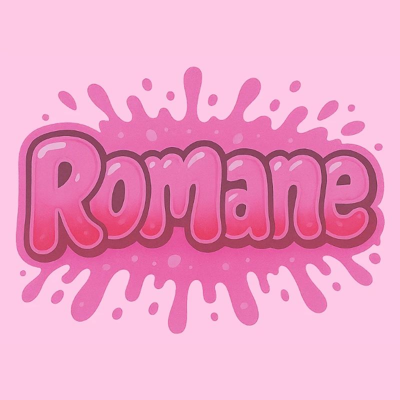 Graffiti Romane Name Gift Ideal Printable su
