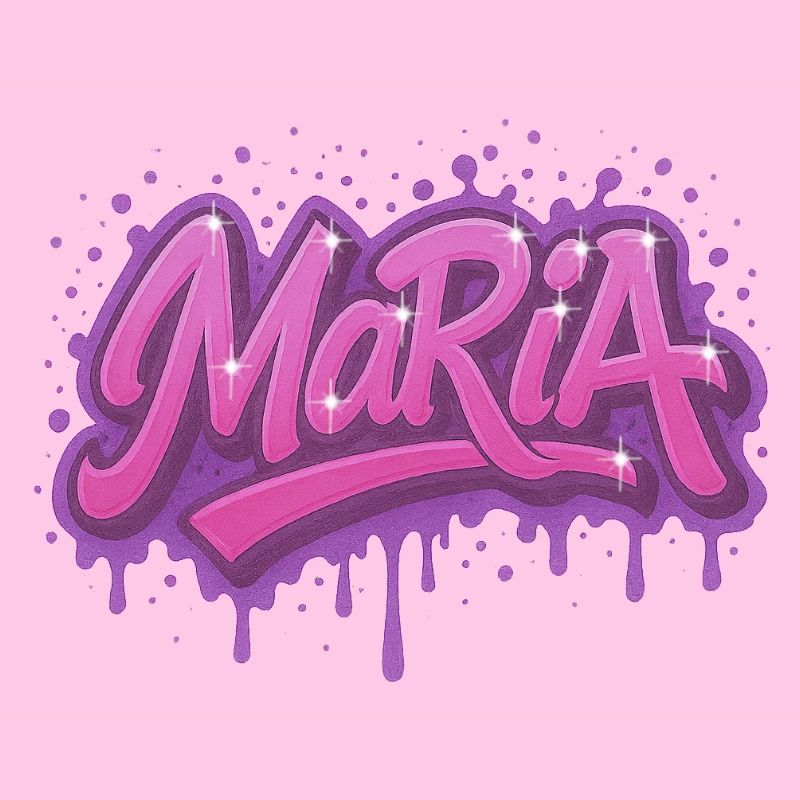 Graffiti Maria Name Gift Ideal Printable On