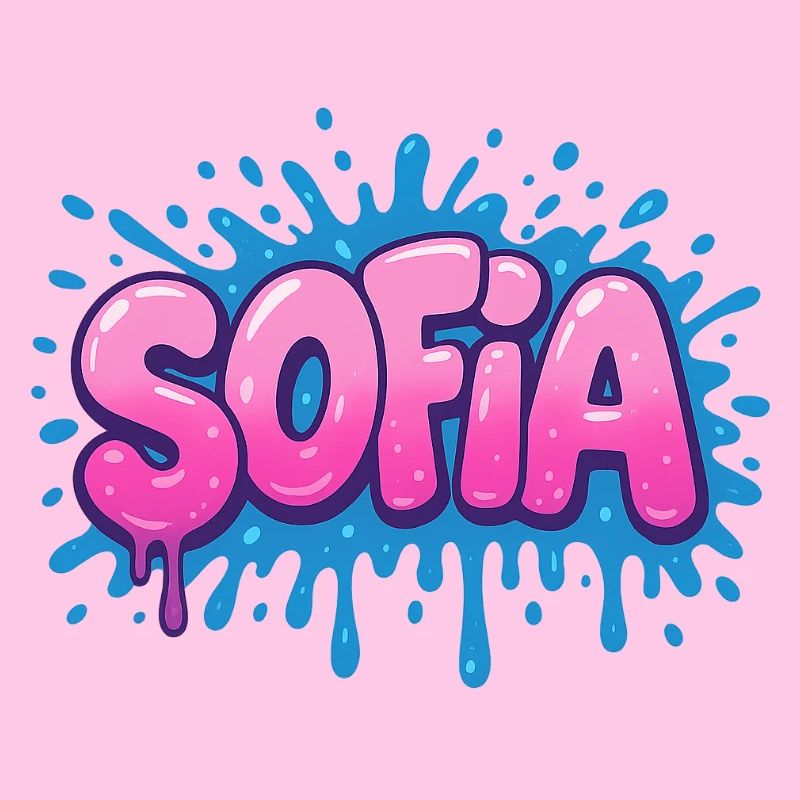 Graffiti SOFIA Name Gift Ideal Printable On