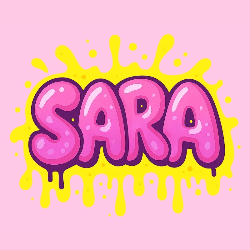 Graffiti SARA Name Gift Ideal Printable