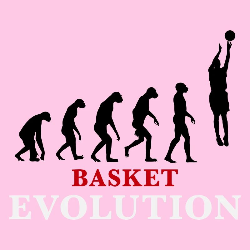 Basket Evolution Sport und Humor 3c