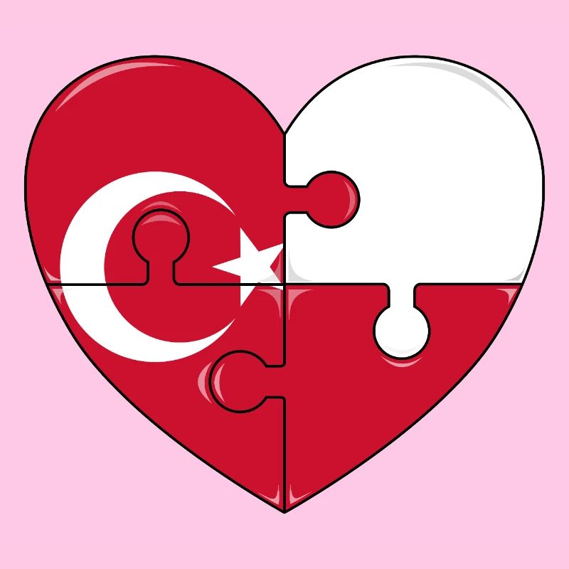 Puzzleherz Flaggenfusion