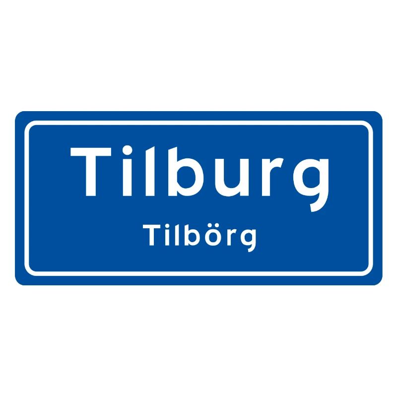 Panneau du nom de lieu de Tilburg