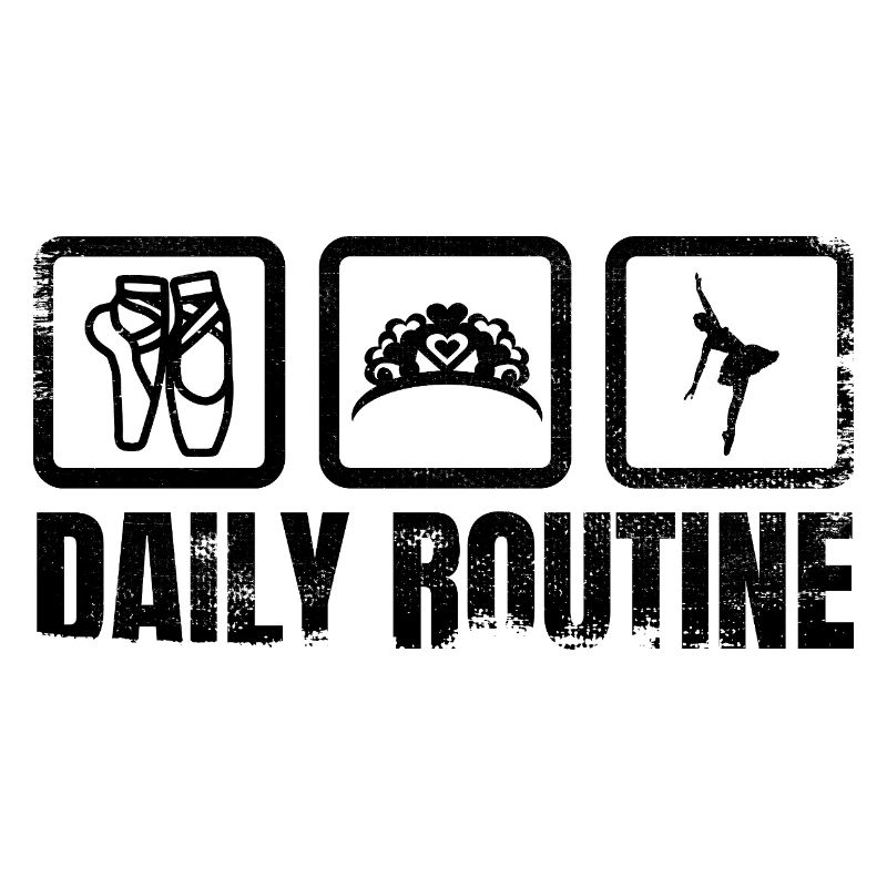 Routine quotidienne du danseur de ballet