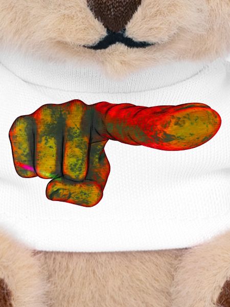 Farbexplosion Zeigefinger