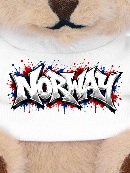 Norway Flag Graffiti