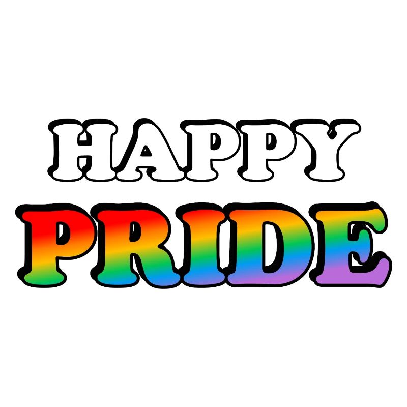 Pride Regenbogen Textdesign