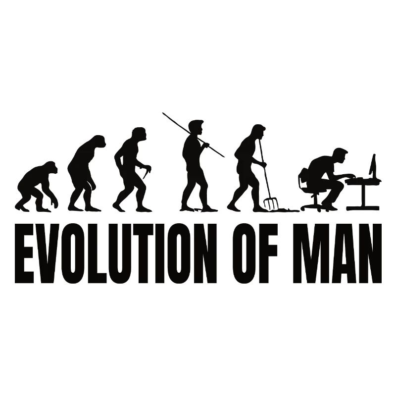 Programmierer Computerfreak Evolution