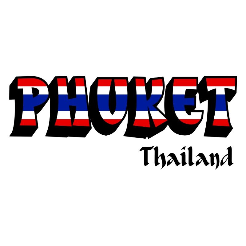Design du drapeau de la Thaïlande à Phuket