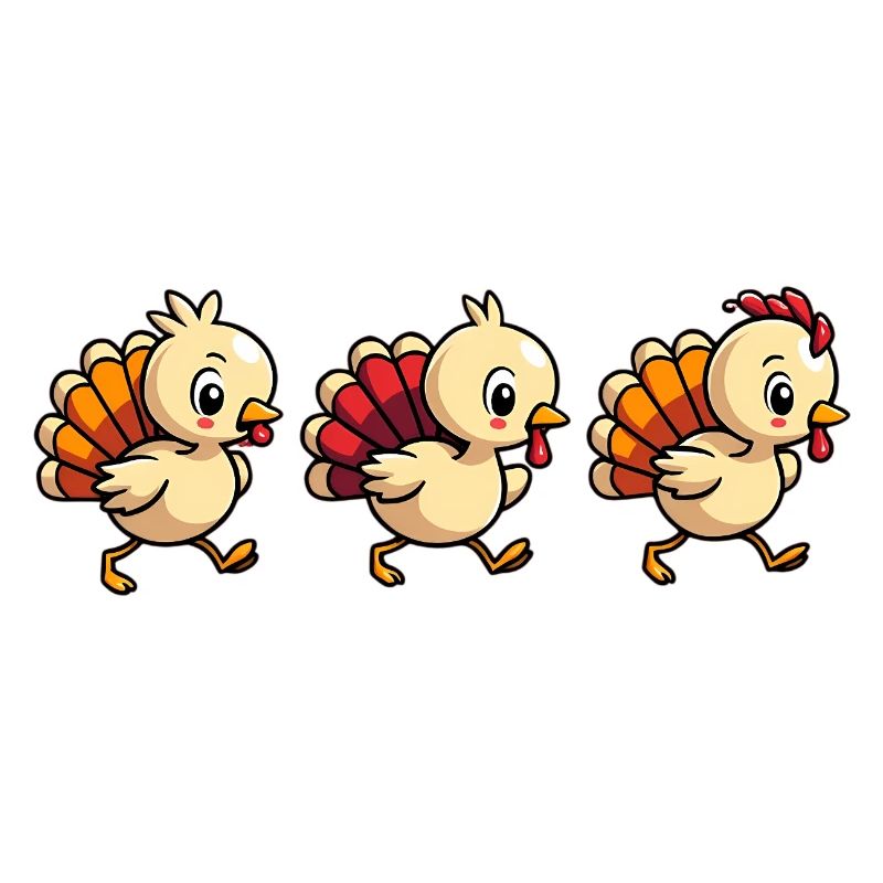 Bébé dinde de Thanksgiving