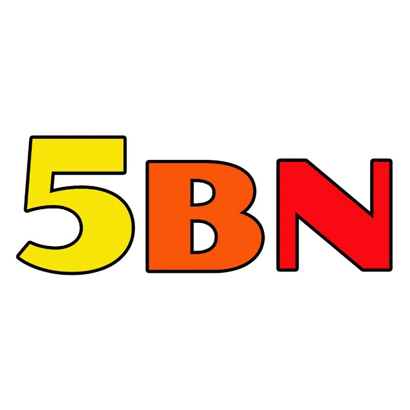 5BN Farbexplosion Blockbuchstaben