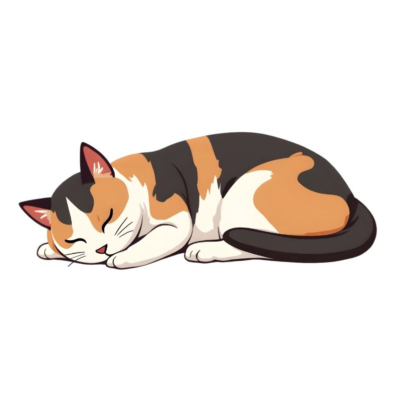 chat endormi