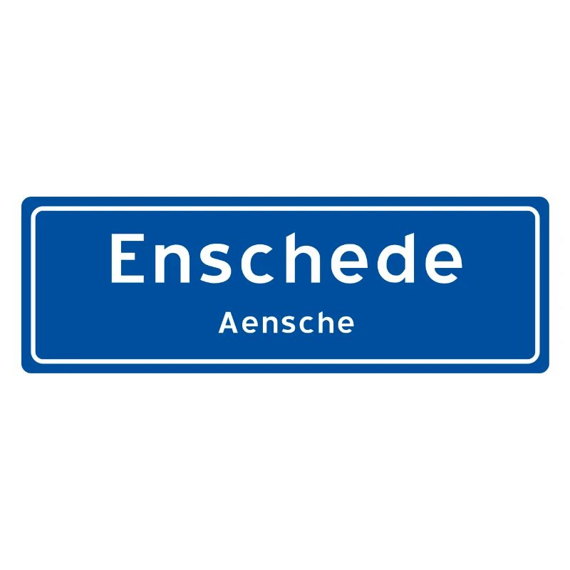 Panneau du nom de la ville d’Enschede