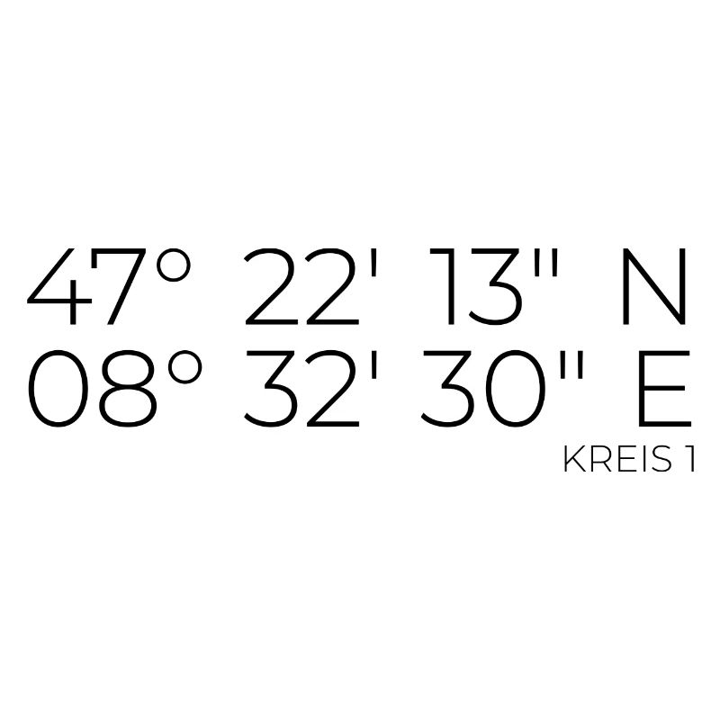 Coordinates District 1 Zurich