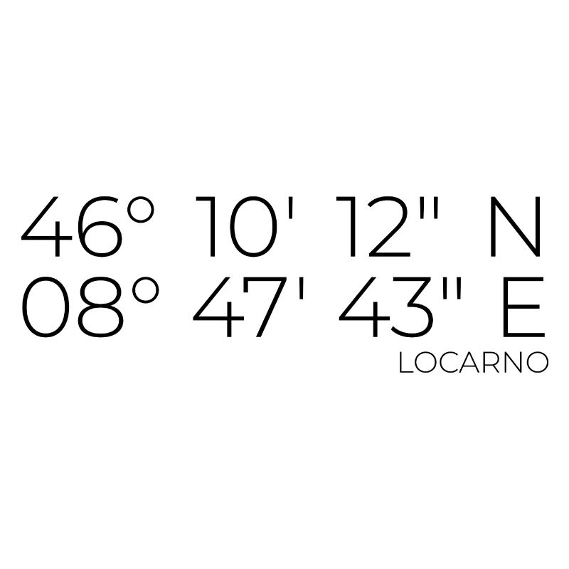Coordinates Locarno Ticino Ticino