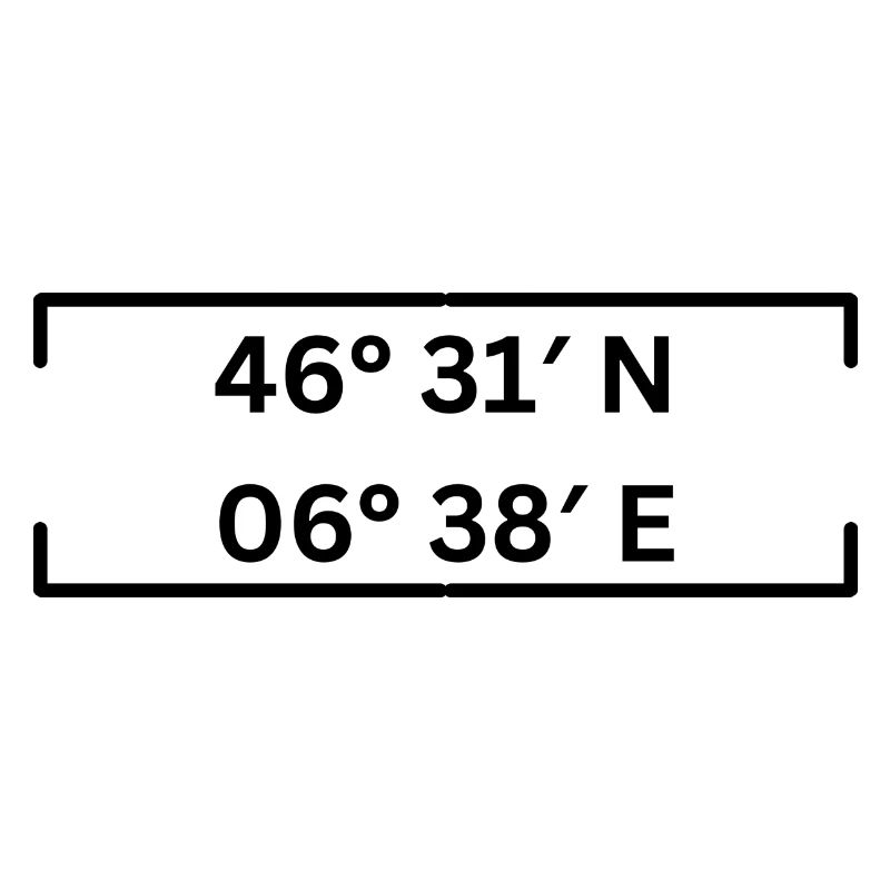 Coordinates Lausanne Minimalist
