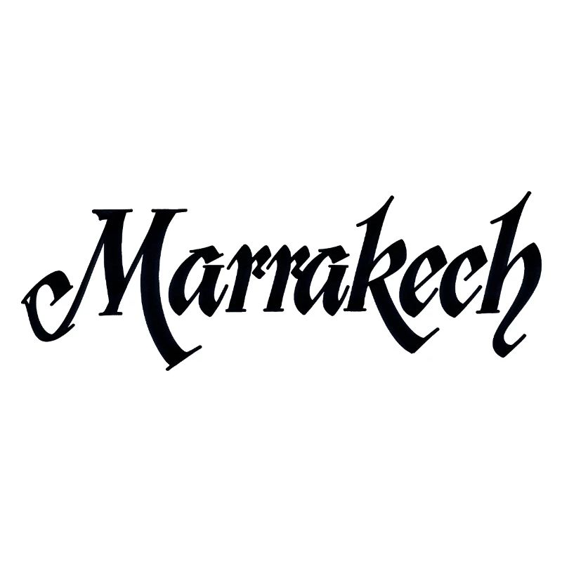 Marrakech Red City Wall Pattern