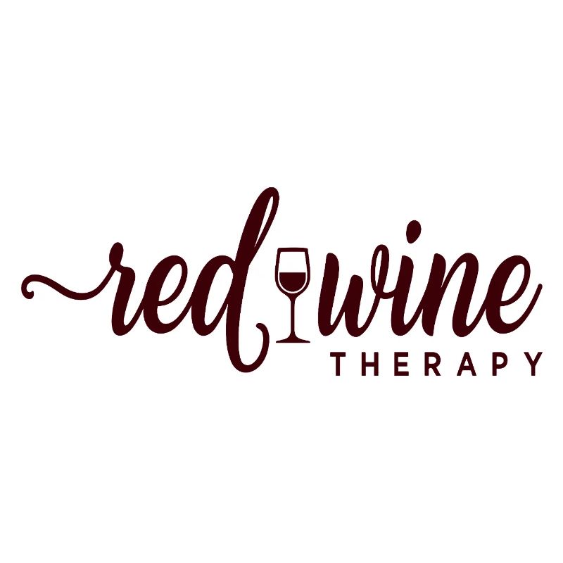 Red Wine Therapy Wine Saying Relaxation