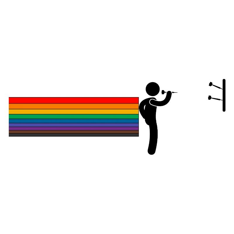 Rainbow Darter – Throw with Pride