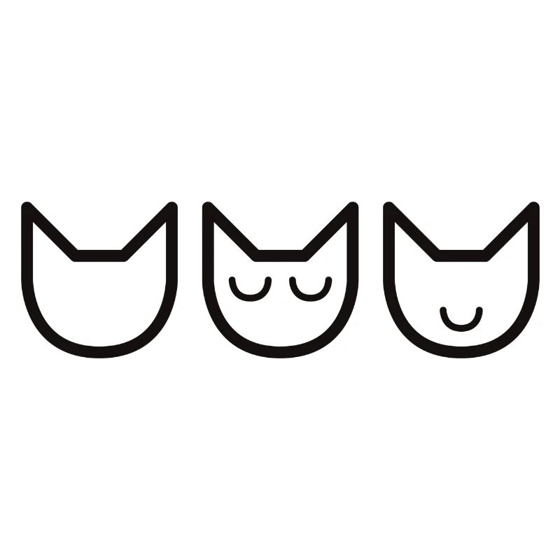 Cats : See no evil, hear no evil, speak no evil