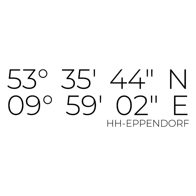 Coordinates Hamburg Eppendorf
