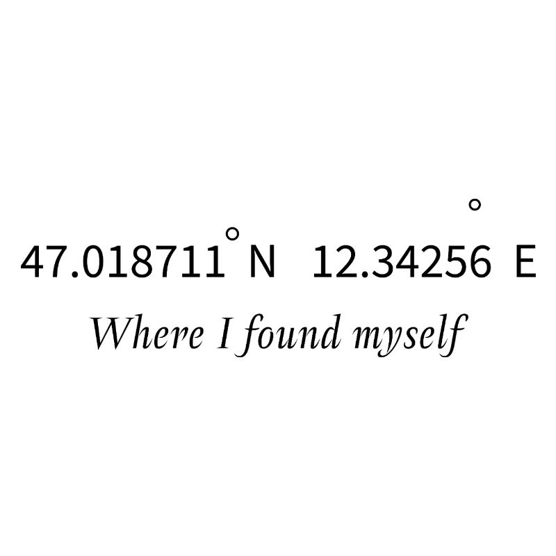 Coordinates – Where I Found Myself