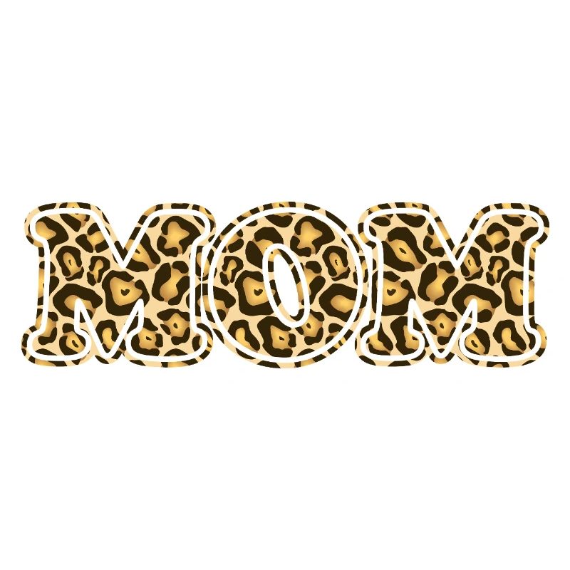 MOM Leopard Print Pattern