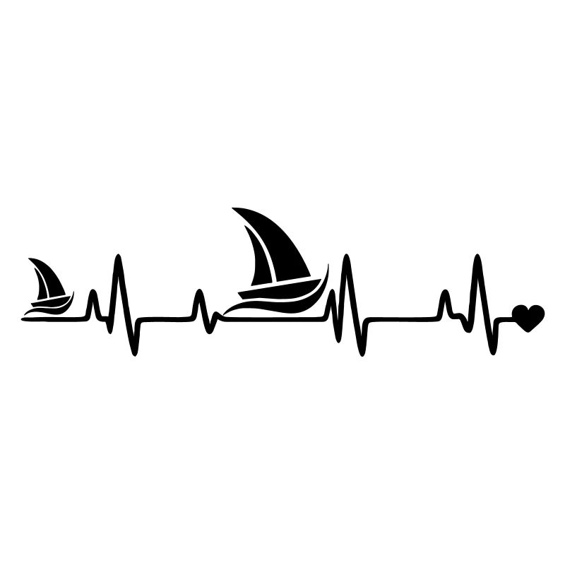Sailboat heart