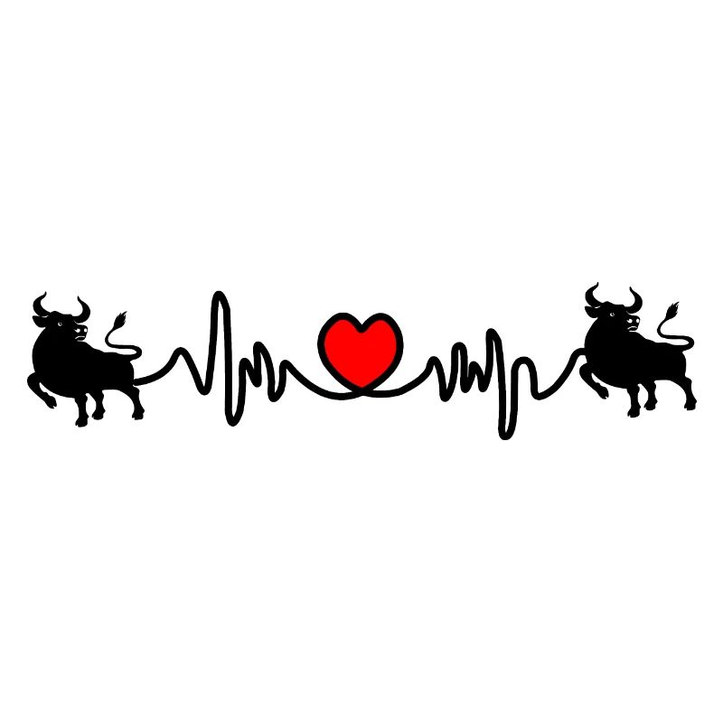 Herzfrequenz Cardio Stier Bulle
