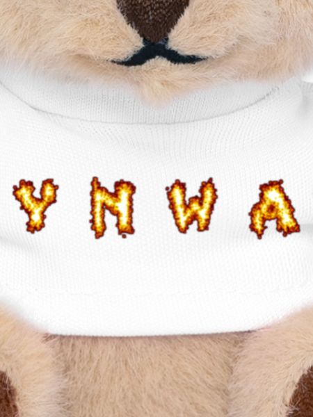 Flaming Letters Print