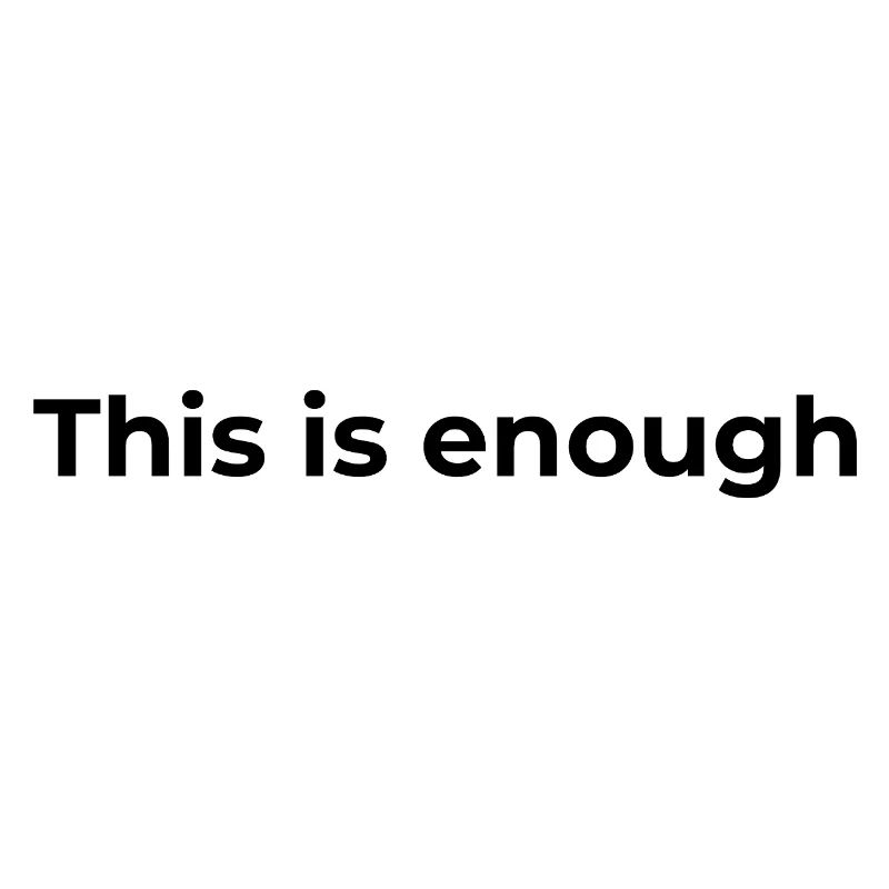 Affirmation Gift | This is enough