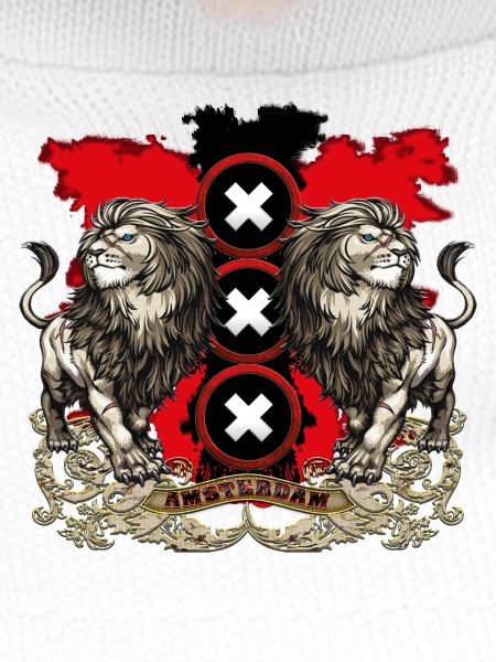 Armoiries d'Amsterdam 2018 blanc