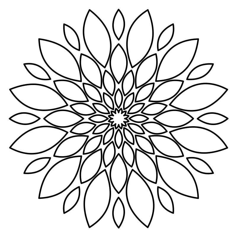 Fleur de mandala cadeau floral