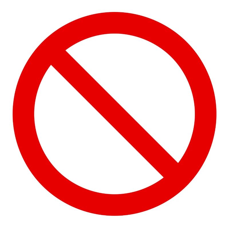 Red Forbidden Symbol Pattern