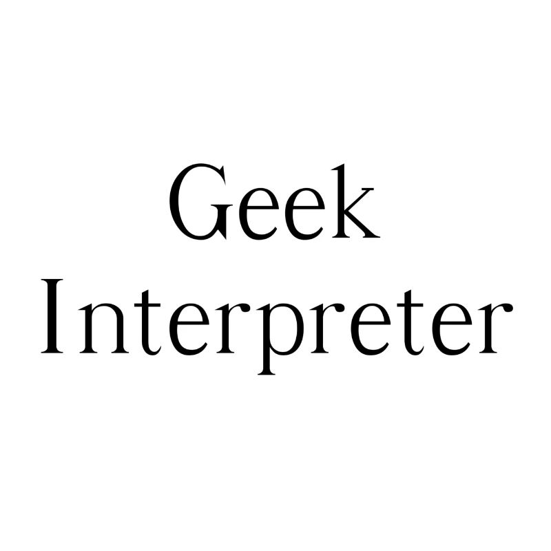 Geek interpreter