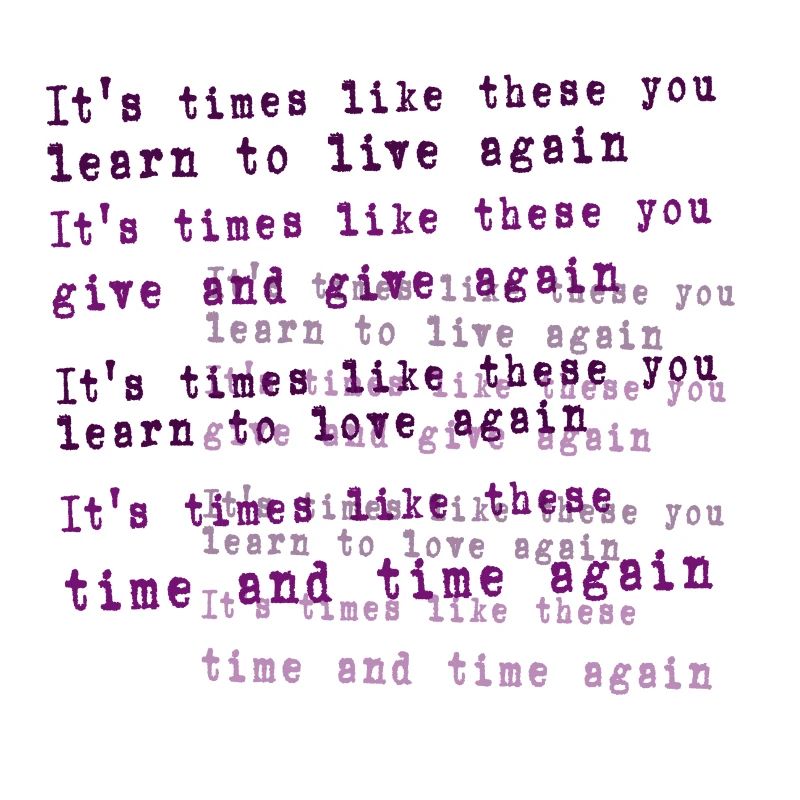 foo fighters lyric